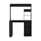 Tuhome Modern Straight Desk, 17.7 in. D X 58.3 in. H, 38.7 in. W X Laminate, Black ELW9036 - alternate 4